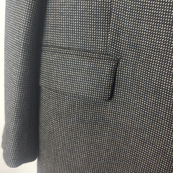 Men’s Brown and Black Wool Laine Suit Jacket Blazer Size 42L - Picture 3 of 10